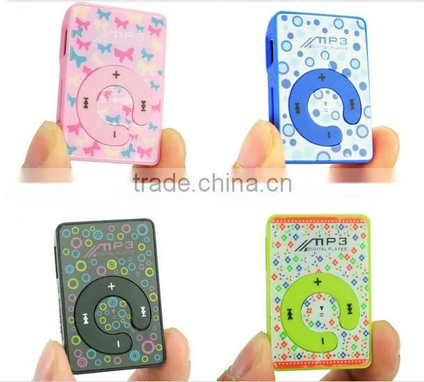 colorful cheap plastic mp3 player mini clip 8gb mp3