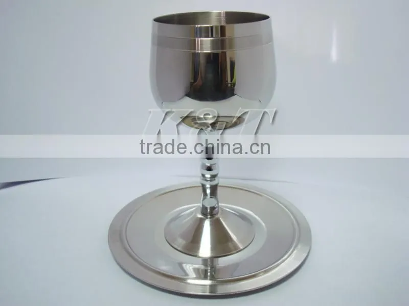 nice quality good design stainless steel goblet