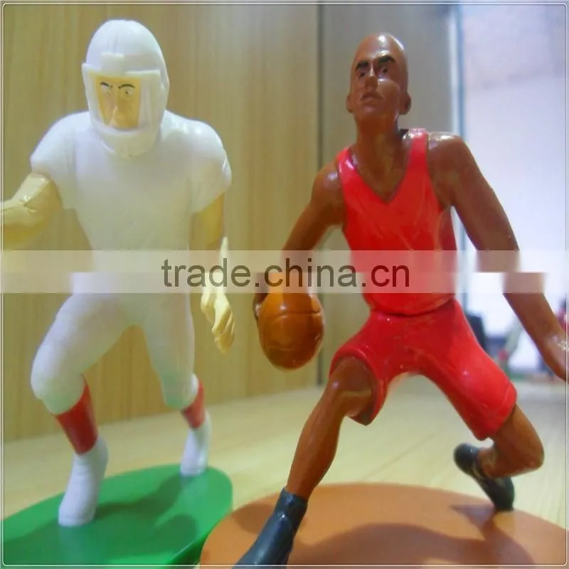 realistic sports adult pvc plastic figure toy