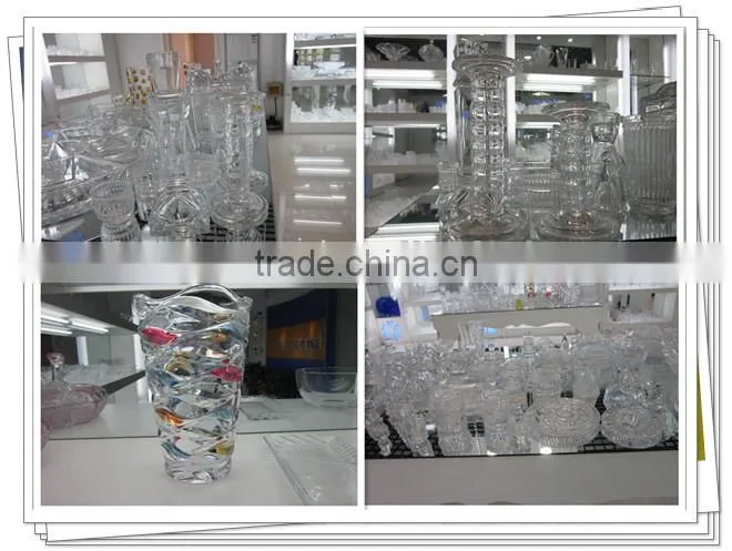 LangXu hand made bees glass stemware/colored goblet glass