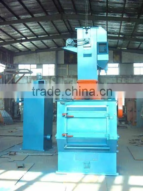 Auto feeding Q3210 tumble belt shot blasting machine