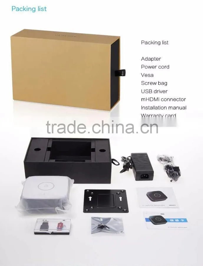 10*10cm NUC J1900 industrial fanless 4k mini pc 12v