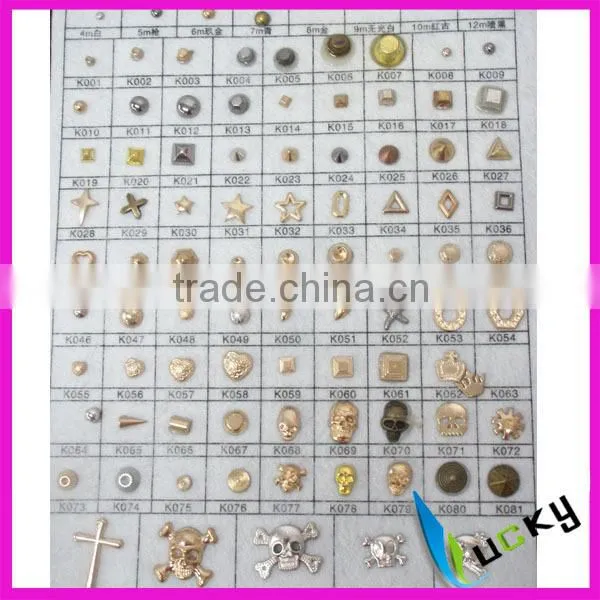 2103 newest large size hot fix alloy dome with cutting dome