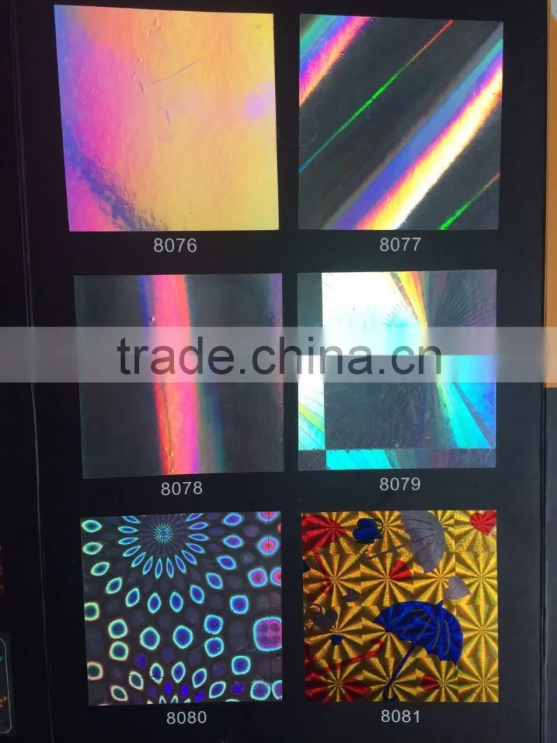 Laser BOPP transparent hologram Adhesive Sticker