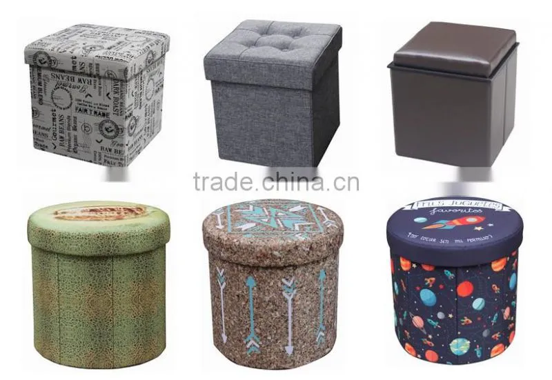 pu storage ottomans