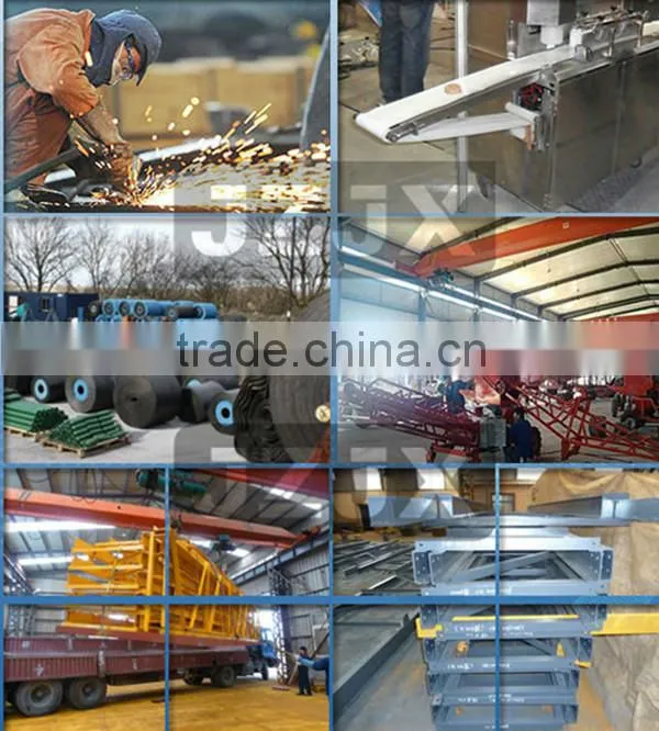 flat belt portable belt conveyor price JMCI 87