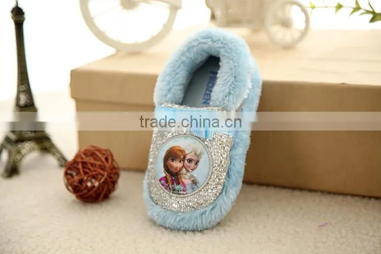 International brand name girls warm infant shoes