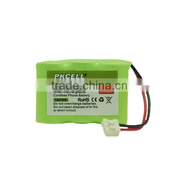 Ni-MH 2/3AA*3 3.6V 750mAh cordless rechargeable telephone battery pack CPH-403D