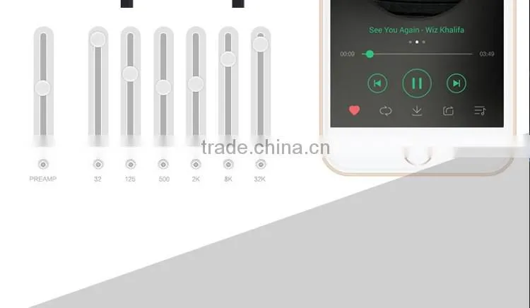 factory supply heavy bass in-ear metal earphone