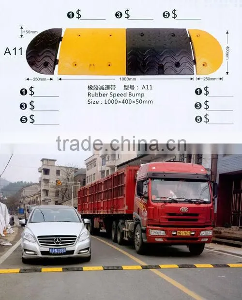 Rubber Speed Hump/Ramp A17