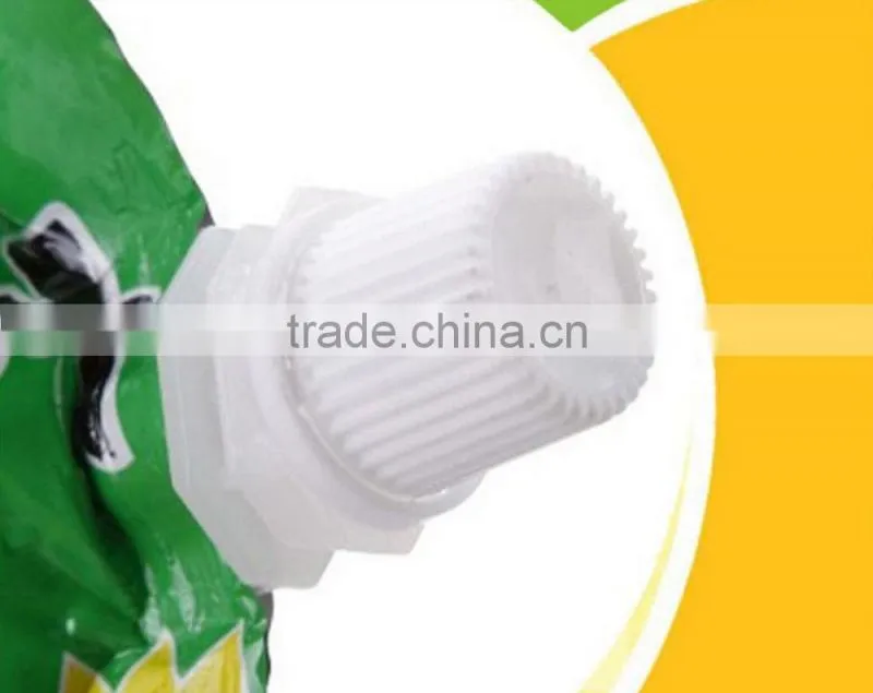 clear spouted pouch