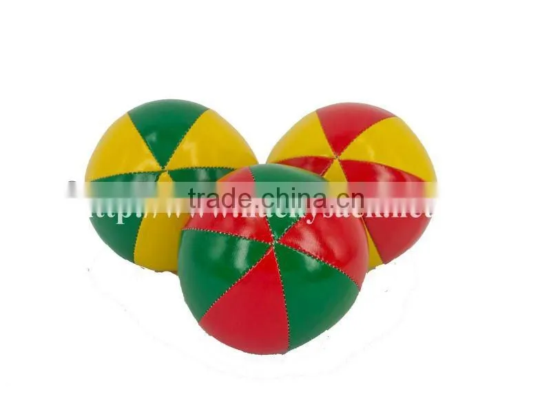 soft leather juggling ball,soft juggling ball for children,