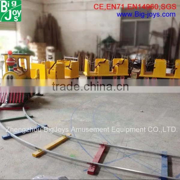 Popular exciting electrical amusement park ride track train for sale,
