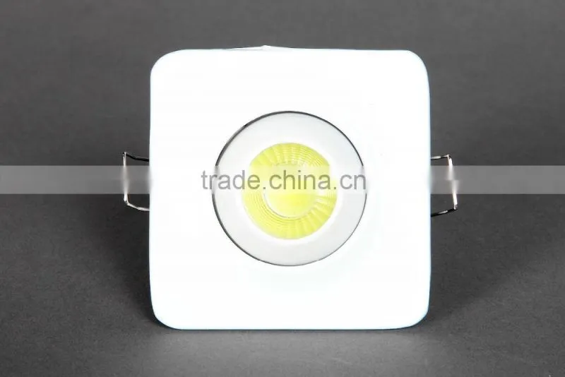 Cheap price mini spot light 3w with square outer ring from China