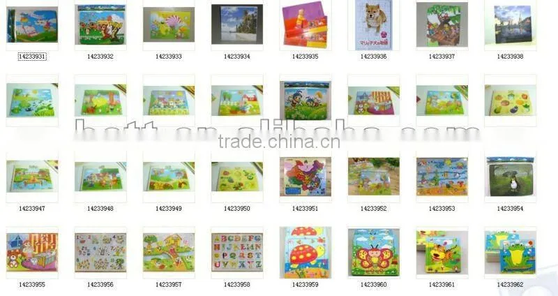 Promotional paper jigsaw puzzle for funny and educational