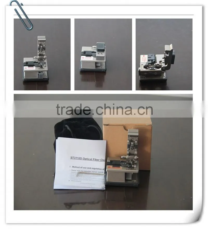 ST3110D precision Cleaver with carrying bag optic fiber cleaver simple design