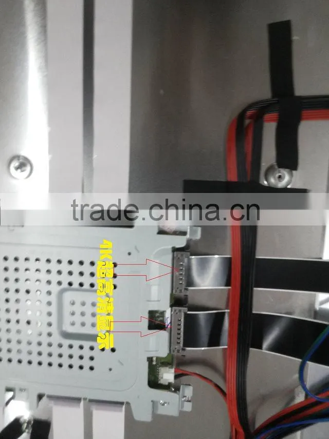 Super resolution 4k 84inch top quality Lcd cctv metal casing monitor