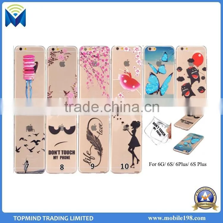 Wholesale Price with High Quality 3D Sublimation TPU Soft Case for iPhone 6Plus 6S Plus