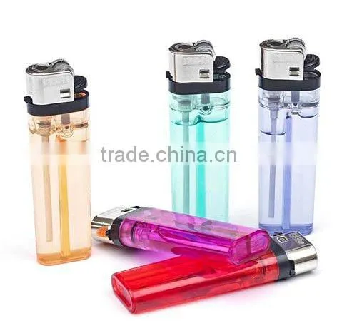 transparent disposable bulk flint lighter,77mm,80mm