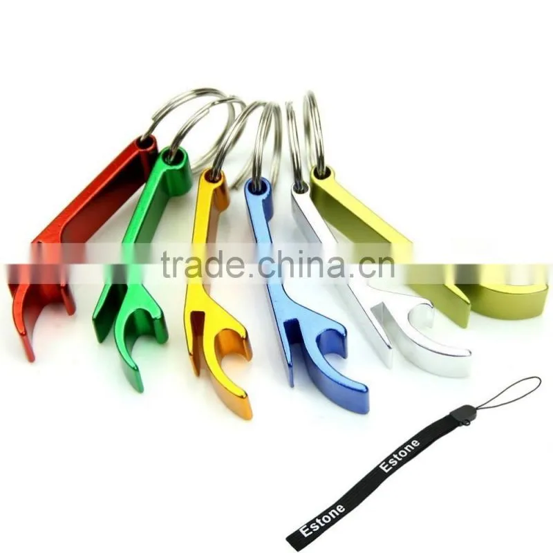 promotion gift Key chain with Metal bottle can openers