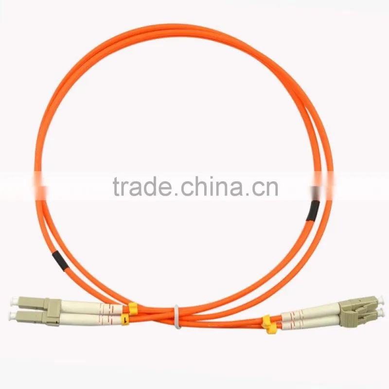 10Gb multimode 50/125 OM3 coring LC Aqua duplex fiber optic patch cord/patch cable/patch lead