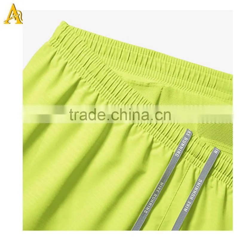 High Waist Band Polyester Sport Wholesale Women Running Shorts