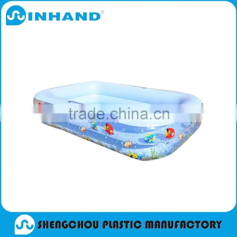 Adult large inflatable swimming pool made of 0.9mm pvc for water balls, roller balls and other water toys/swimming pool pump