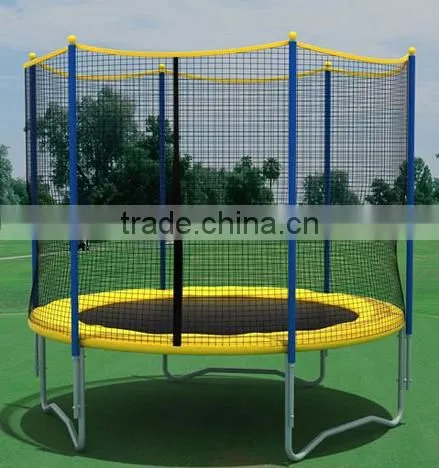 8ft fitness trampline with safety net