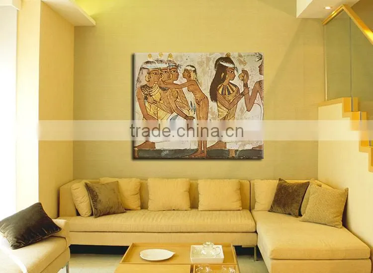 Japanese sexy naked woman painting