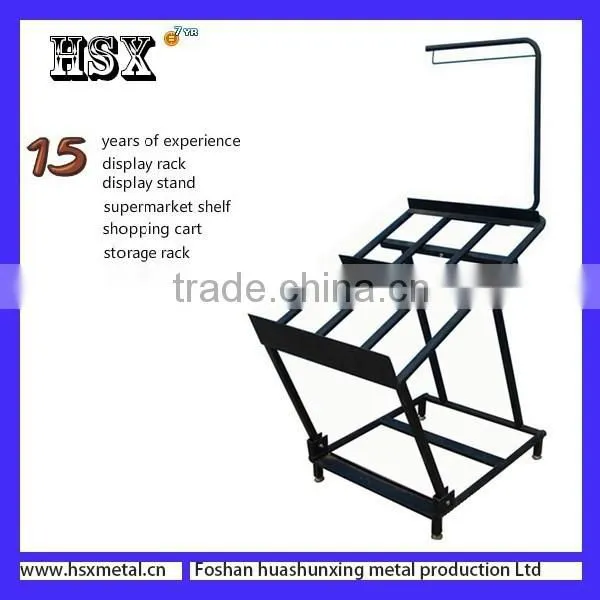 customized metal motorcycle helmet display stand