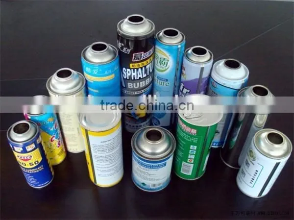 Aluminum empty aerosol body spray can