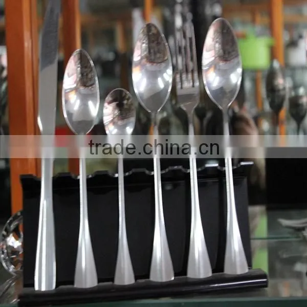 2016 high quality and low price stainless steel knife spoon and fork set