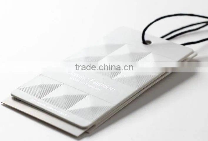 directly factory cuatomizered high grade clothing hang tag
