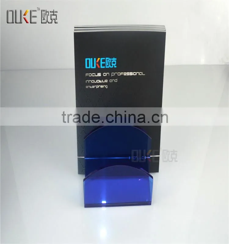 China Factory Professional Custom Acrylic Desktop Brochure Holder