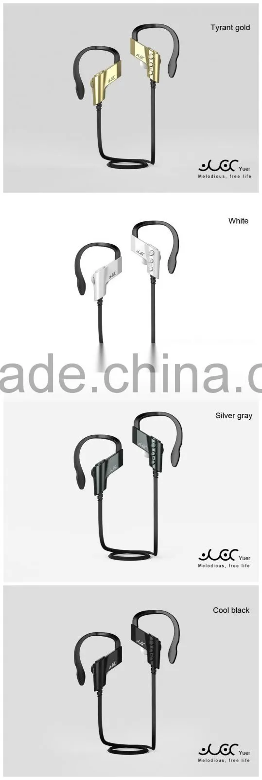 Alibaba express popular stereo sport karaoke microphone wireless headset
