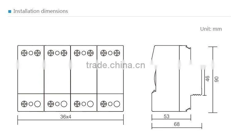 Transient Voltage Surge Suppressor Earthing And Lightning Protection(SP-B40)