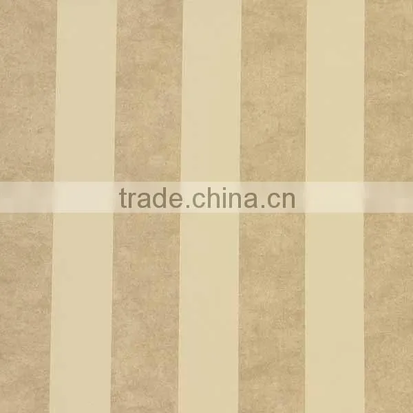Non-woven beautiful wallpaper stripes for home decor
