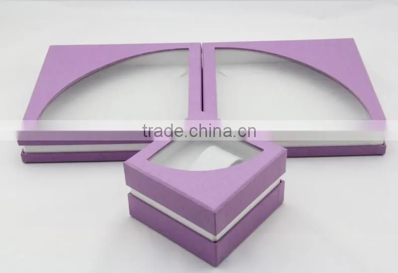 Handmade High Quality Watch Box with pvc clear window