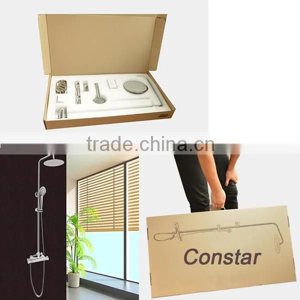 CONSTAR new design cheap shower faucet, comfortable rain shower faucet, exquisite thermostatic showrer faucet