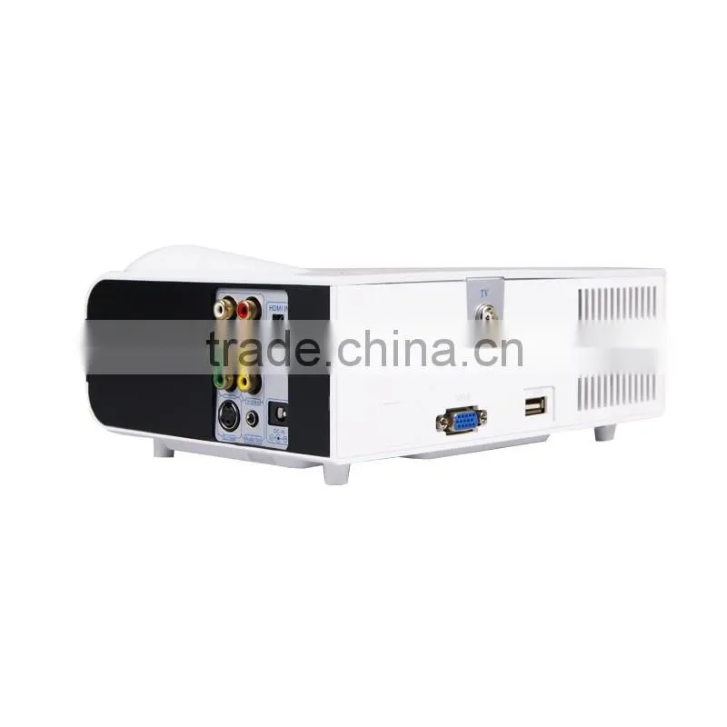 portable LED mini projector for home theatre 1080P support