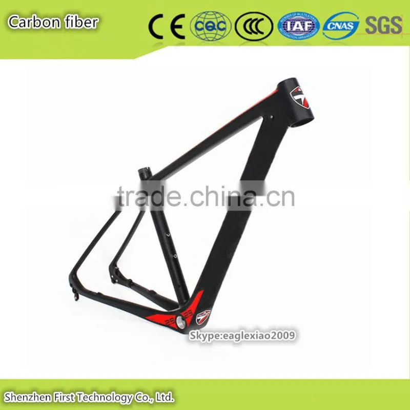 climbing high powerful mountain bike carbon frame designed for competitive cross country racing