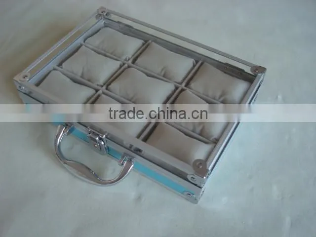 Men watch case,watch case,aluminum burl watch box
