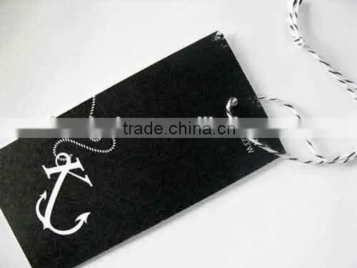 high quality hang tag string hang paper tag in shanghai