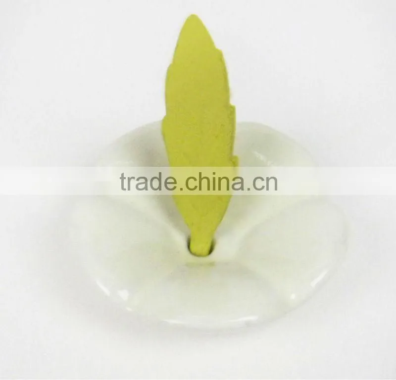 flower tealight candles and incense with incense holder gift set