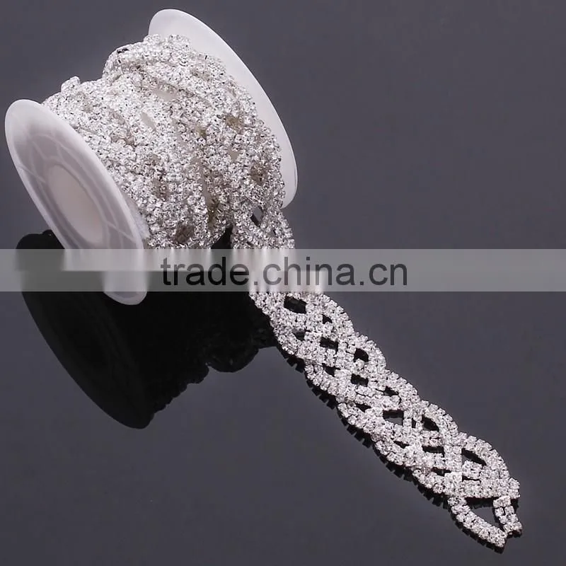 888Crystal trimming factory sales for garment