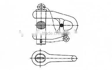 Mooring Buoy Shackle Type A , Marine chain Buoy Shackle