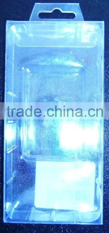 plastic packaging set of folding box & blister