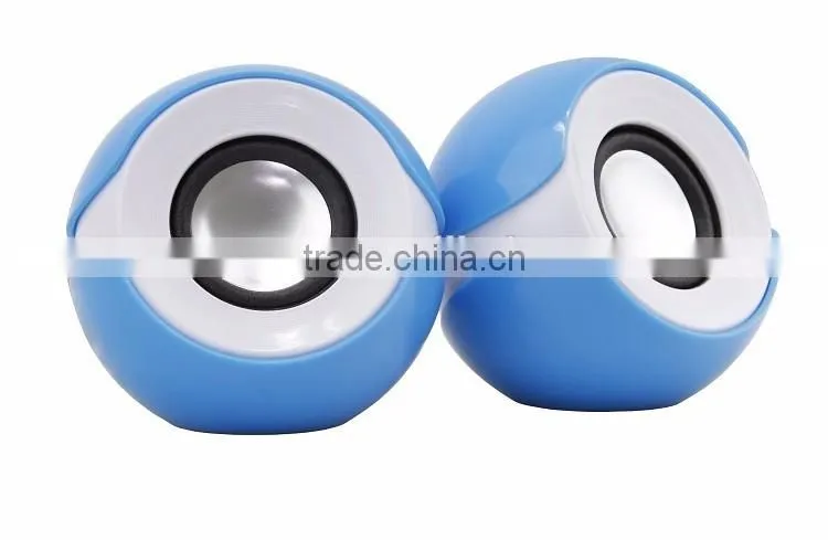 Hot sale Mini Speakers Fashion Blue USB Speakers