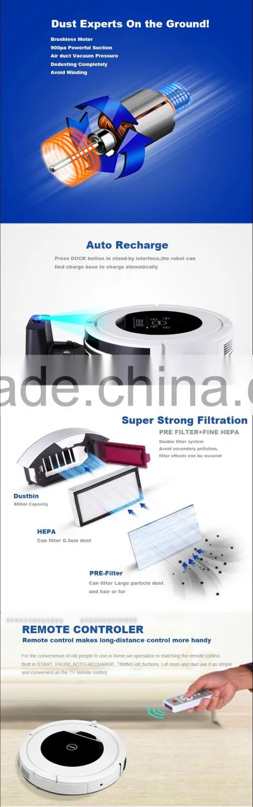 robotic vacuum cleaner mini battery vacuum cleaner home vacuum cleaner