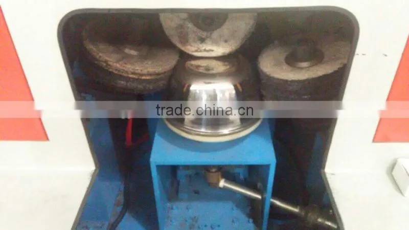 automatic stainless steel cookware utensil outside polishing machine